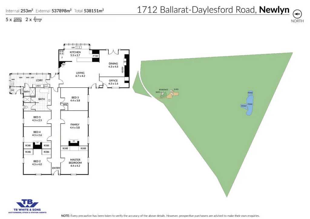 1712 Ballarat-Daylesford Road, Newlyn Expressions of Interest by Farmbuy.com - floorplan 1