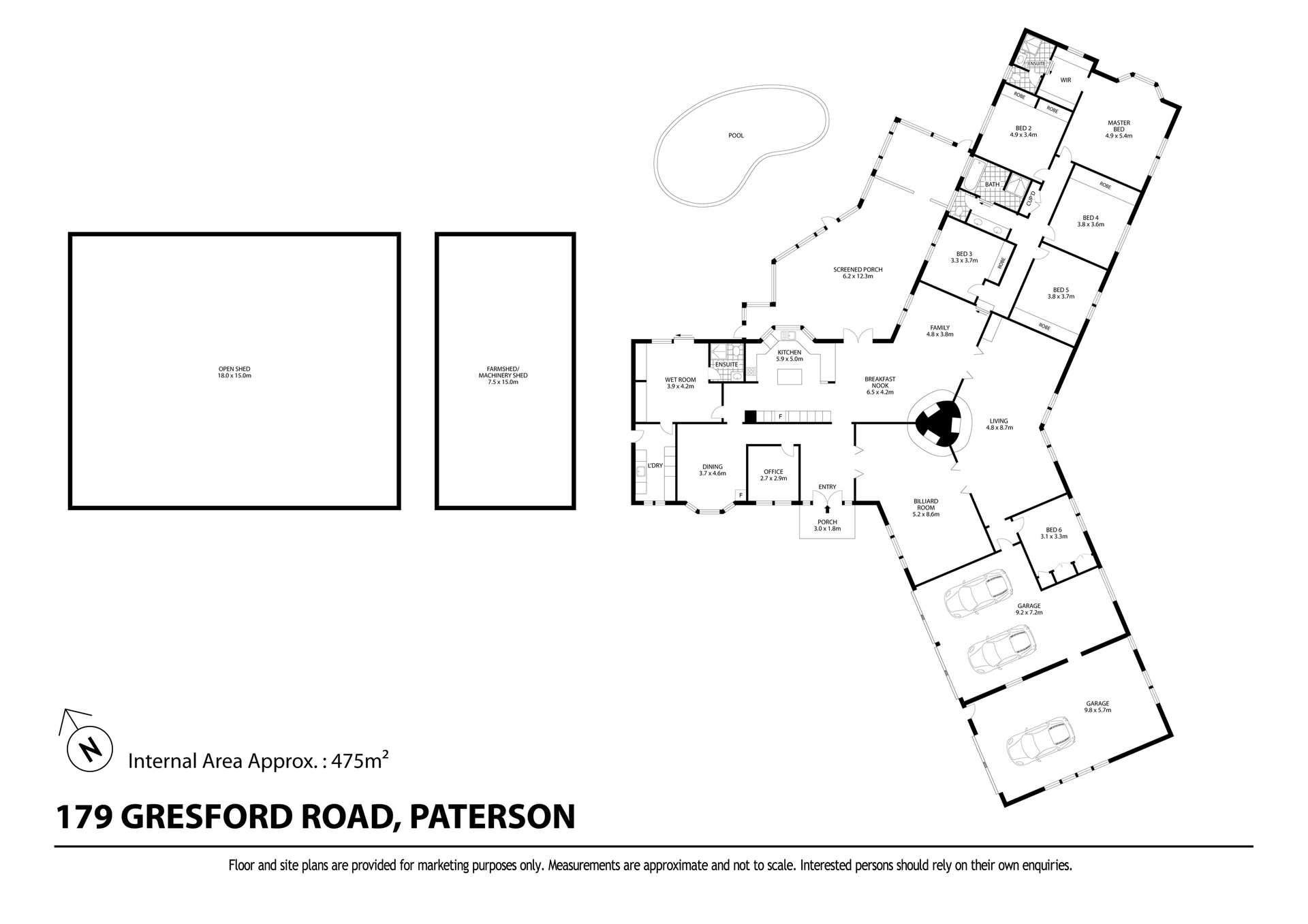 179 Gresford Road, Paterson For Sale by Farmbuy.com - floorplan 1