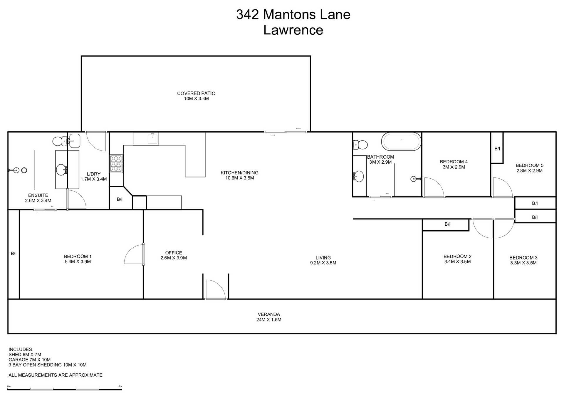 342 Mantons Road, Lawrence For Sale by Farmbuy.com - floorplan 1