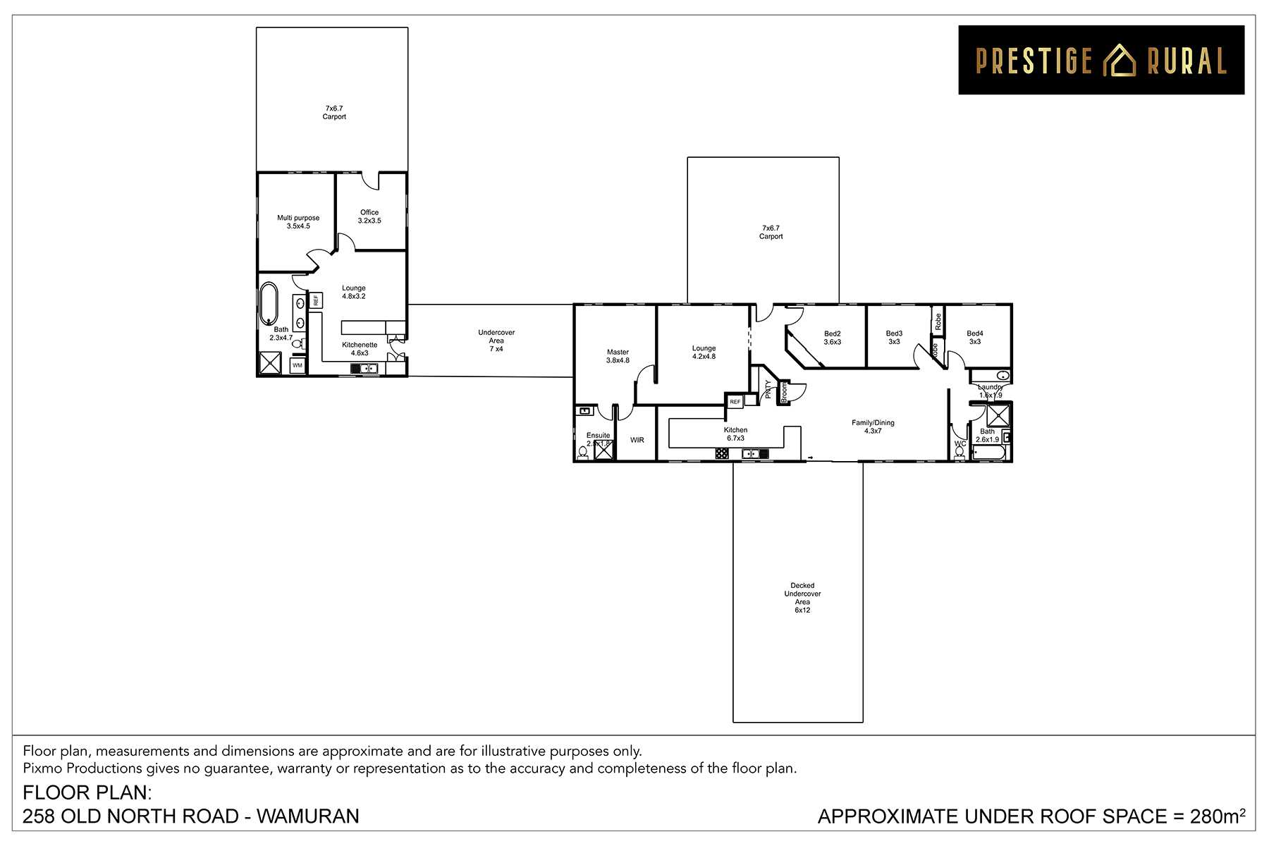 258 Old North Rd, Wamuran For Sale by Farmbuy.com - floorplan 1