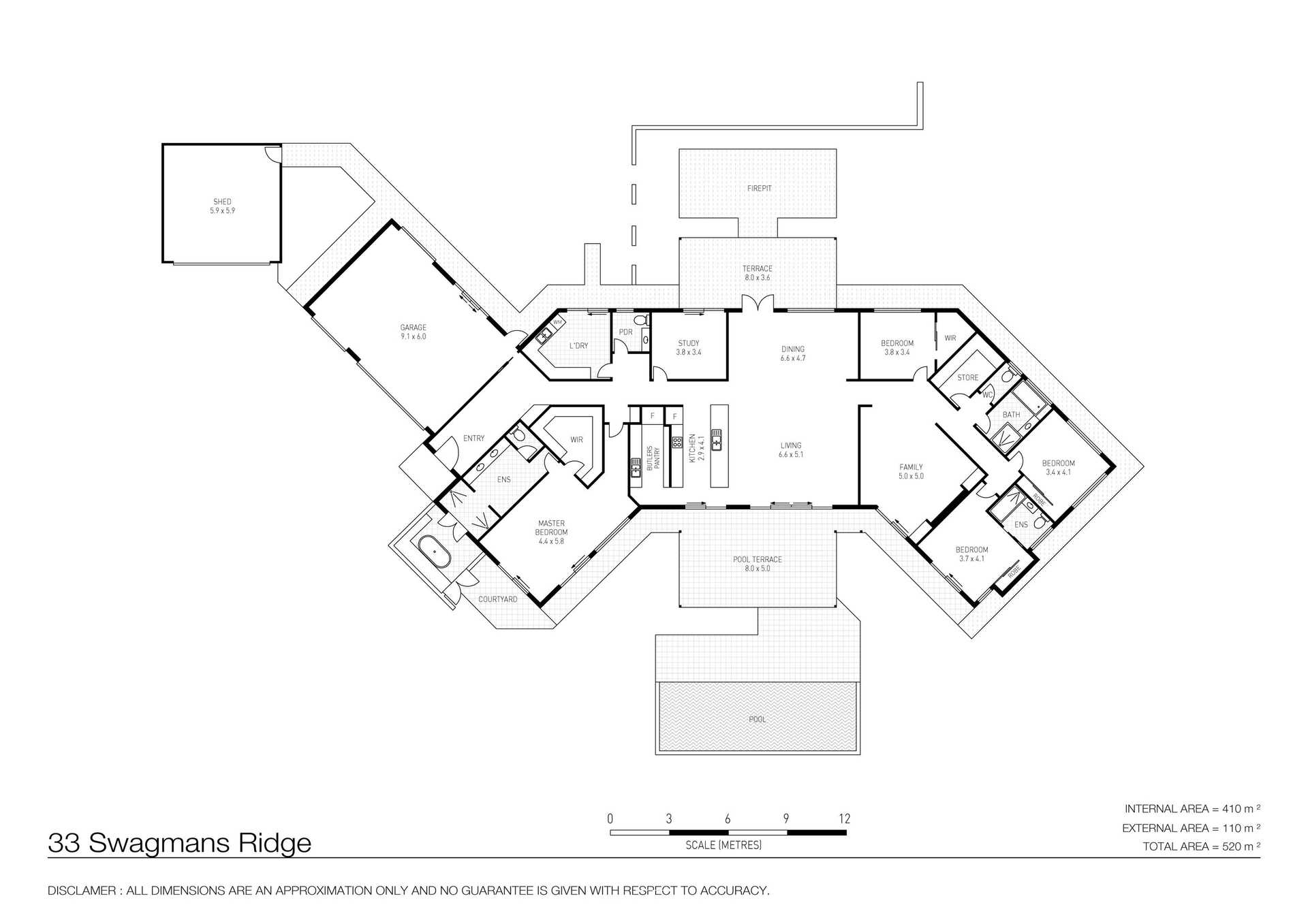 33 Swagmans Ridge, Chatsworth For Sale by Farmbuy.com - floorplan 1
