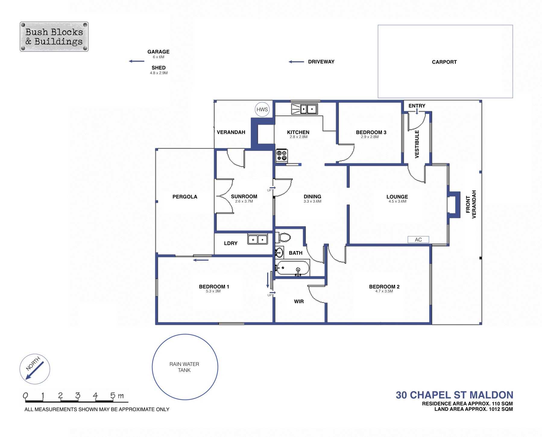 30 Chapel Street, Maldon For Sale by Farmbuy.com - floorplan 1