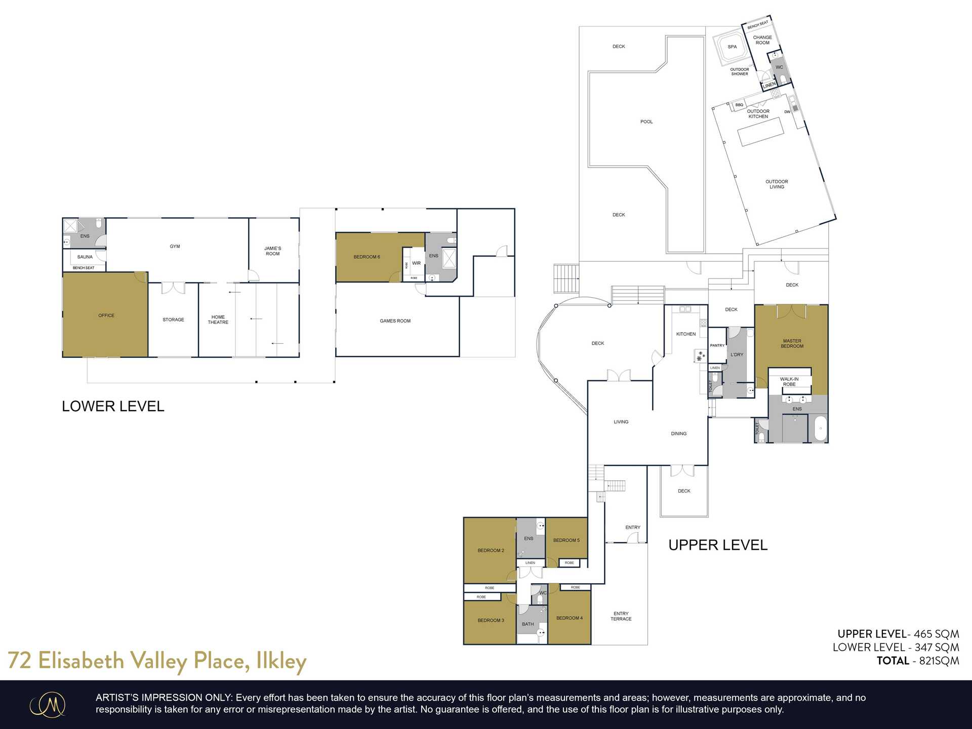 72 Elisabeth Valley Place, Ilkley For Sale by Farmbuy.com - floorplan 1
