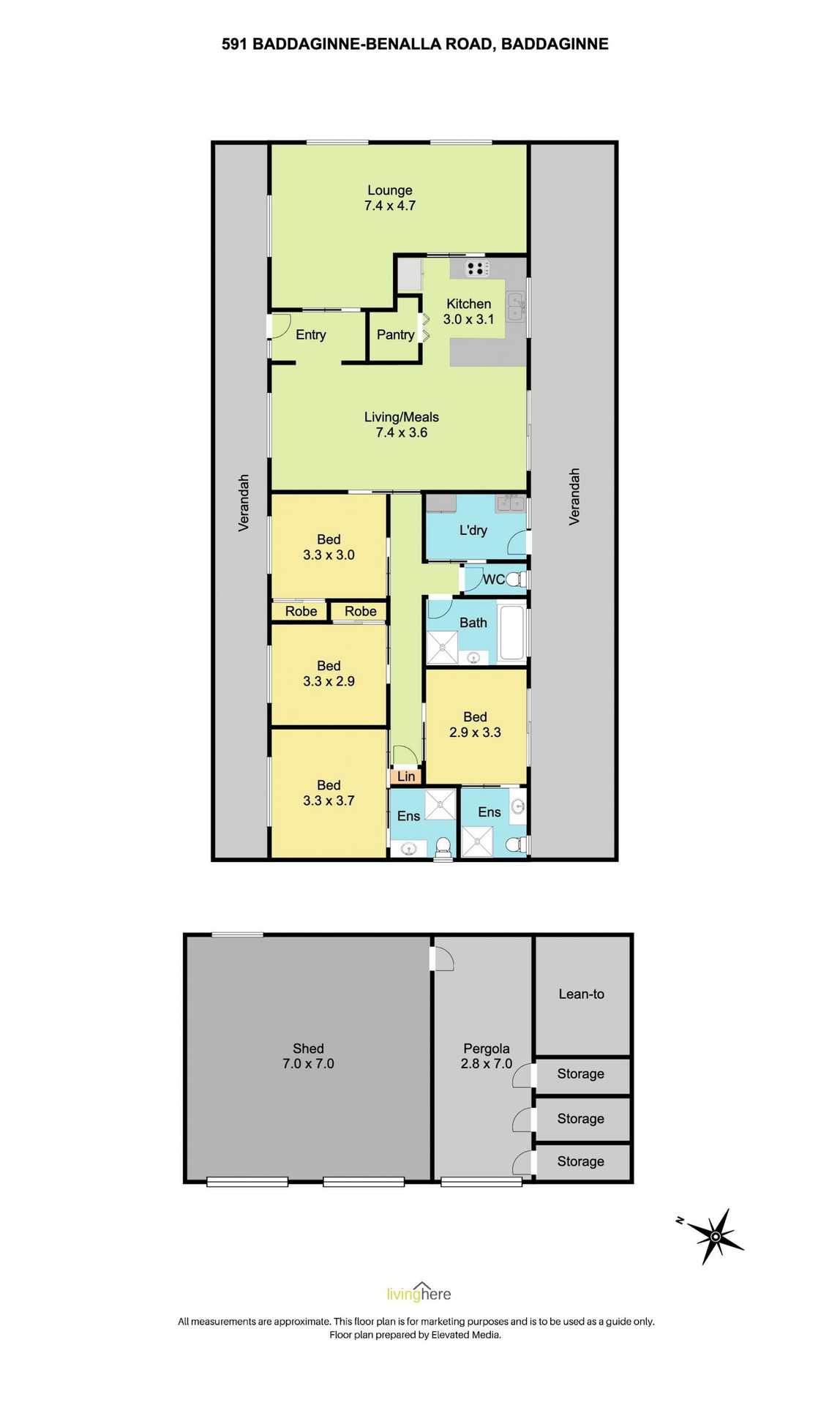 591 Baddaginnie - Benalla Road, Baddaginnie Expressions of Interest by Farmbuy.com - floorplan 1