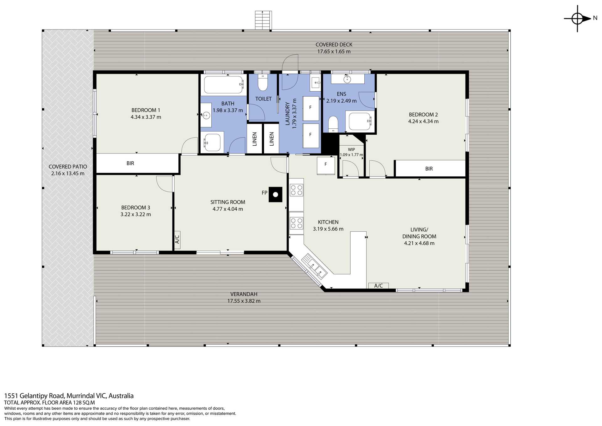 1551 Gelantipy Road, Murrindal For Sale by Farmbuy.com - floorplan 1
