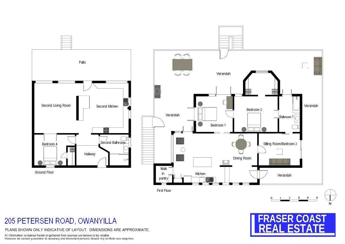 205 Petersen Road, Owanyilla For Sale by Farmbuy.com - floorplan 1