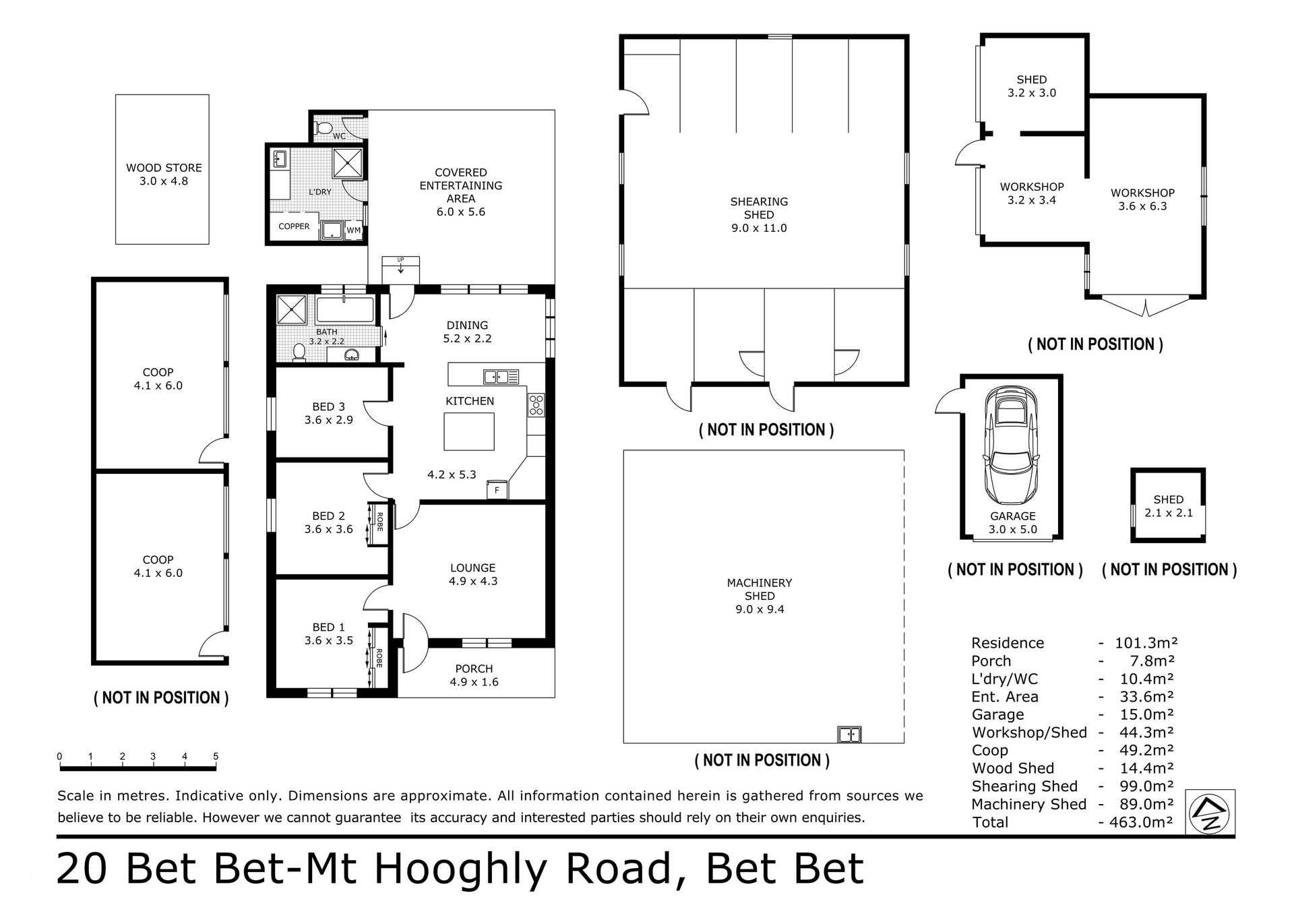 20 Bet Bet Mt Hoogly Road, Bet Bet For Sale by Farmbuy.com - floorplan 1