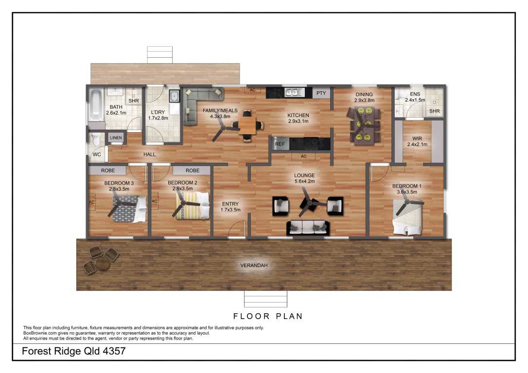 142 Basil Drive, Forest Ridge For Sale by Farmbuy.com - floorplan 1