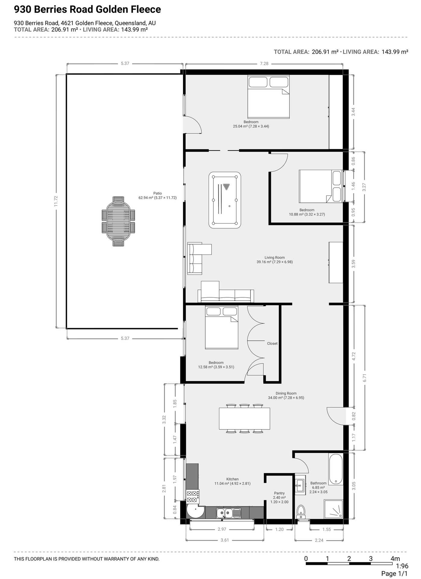 930 Berries Road, Golden Fleece For Sale by Farmbuy.com - floorplan 1