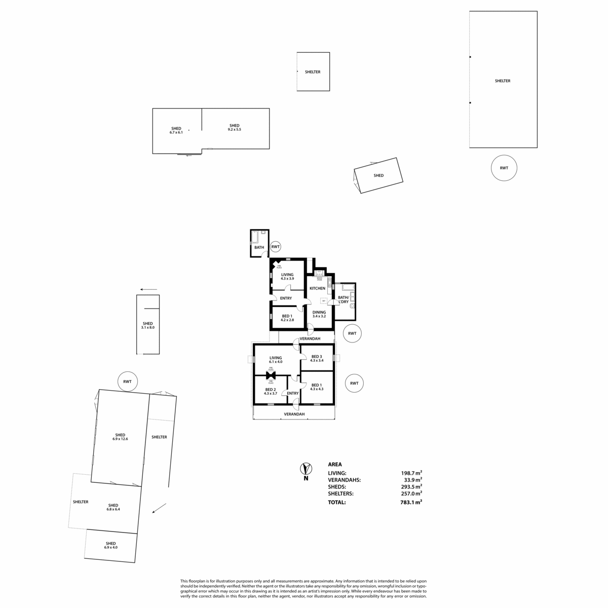 406 Sandleton Road, Sandleton For Sale by Farmbuy.com - floorplan 1