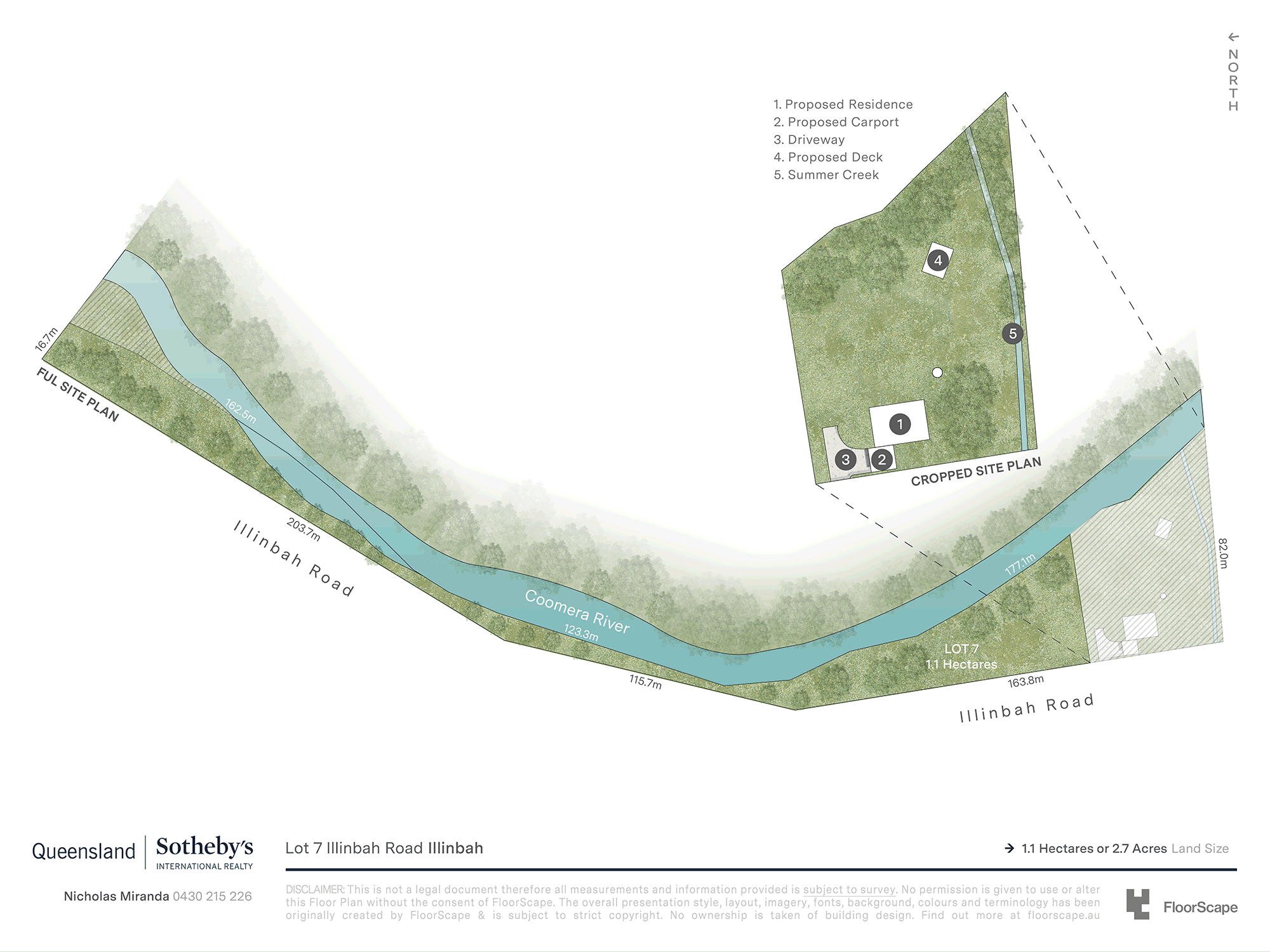 Lot 7 Illinbah Road, Illinbah For Sale by Farmbuy.com - floorplan 1