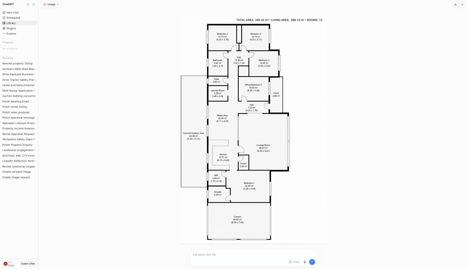 256 Bald Hill Road, Narrabri For Sale by Farmbuy.com - floorplan 1