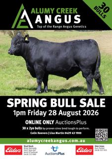 Livestock Listing - ALUMY CREEK ANGUS ONLINE SPRING BULL SALE