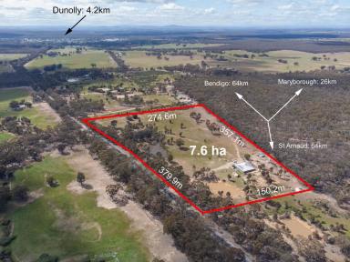 Farm Sold - VIC - Dunolly - 3472 - Perfectly integrated into the environment cobblestone brick homesteader with deep wrap around verandahs! (Approx 18.78 acres)  (Image 2)