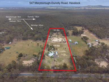 Farm Sold - VIC - Havelock - 3465 - Acreage Minutes to Maryborough! Woodland and Pasture with 3 Bed plus Home Office Shaded by Spacious Verandah.  (Image 2)