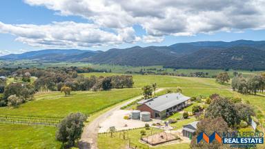 Farm For Sale - VIC - Myrtleford - 3737 - Blacks Flat Home with Magnificent Views  (Image 2)