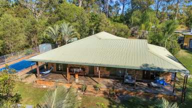 Farm Sold - QLD - Bungadoo - 4671 - This charming brick, steel framed, 3 bedroom, 1 bathroom house with pool is situated on a spacious 6.54 hectares  (Image 2)