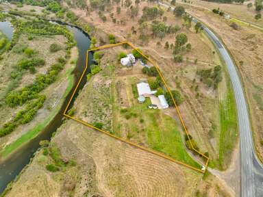 Farm For Sale - QLD - Harlin - 4314 - Brisbane River Frontage with a Brick home, Large Shed & Garage  (Image 2)